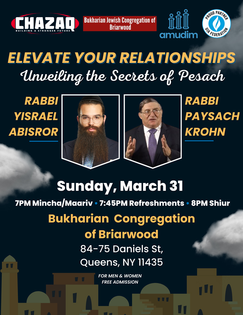 3-31-24---Rabbi-Paysach-Krohn-Rabbi-Yisrael-Abisror---Pre-Pesach-(3)