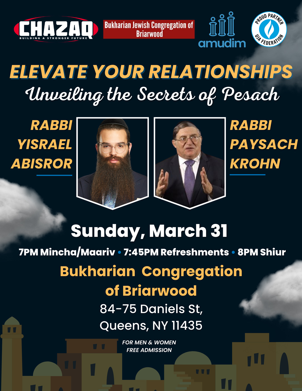3Rabbi-Paysach-Krohn-Rabbi-Yisrael-Abisror---Pre-Pesach-(3)